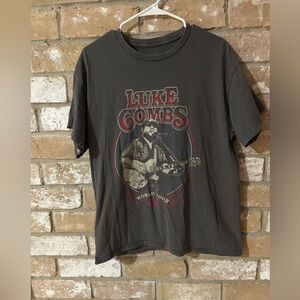 Luke Combs 2023 World Tour Graphic T-Shirt. Size Large.